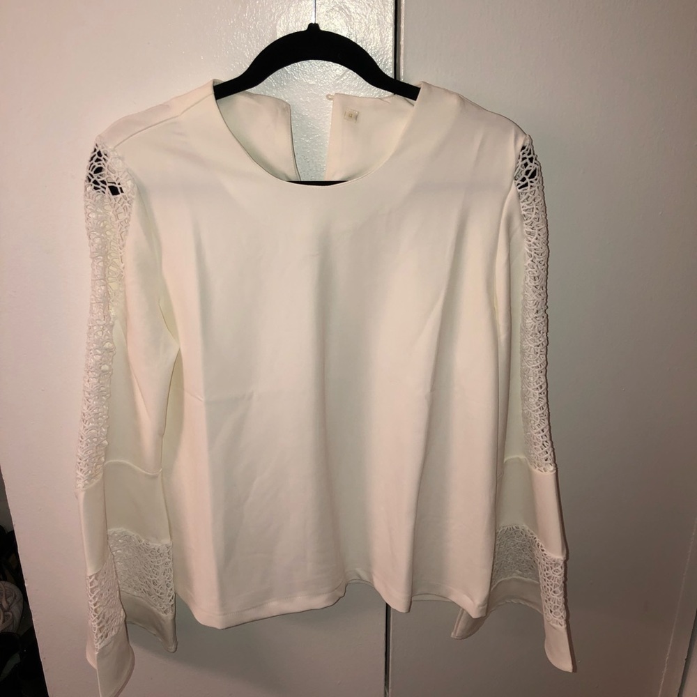 White long sleeve blouse
